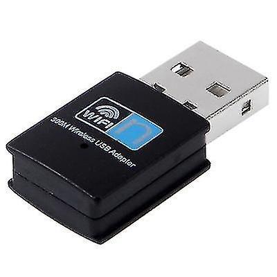 Imagem de Conjuntos de acessórios de computador 300mbps sem fio 802.11n usb adaptador de cartão nano de rede preto