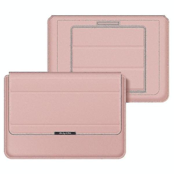 Imagem de Conjuntos de acessórios de computador 4 em 1 suporte universal para laptop pu proteção à prova d'água bolsa de laptop de pulso tamanho: 11/12 polegadas ouro rosa