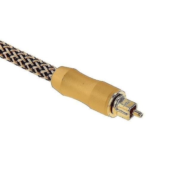 Imagem de Conjuntos de acessórios de computador Cabo de fibra óptica de áudio digital de 1,5 m de comprimento toslink m a m od: 6,0 mm