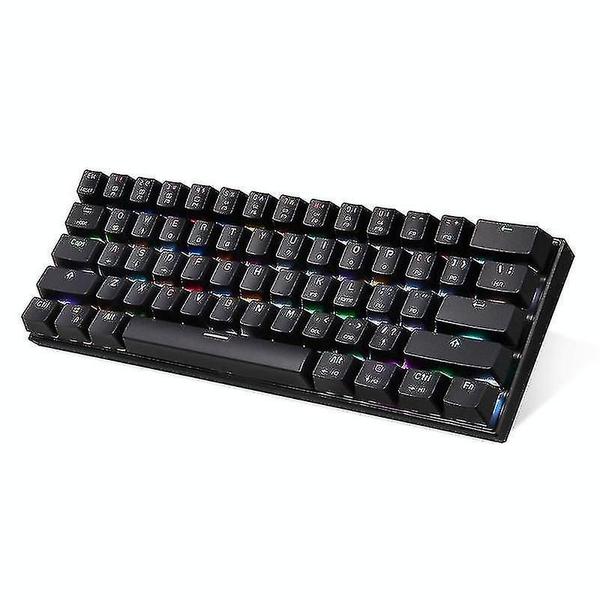 Conjuntos de acessórios de computador motospeed ck62 61 teclas com fio+bluetooth 3.0 teclado rgb de modo duplo comprimento do cabo: 1,5 m estilo: verde - HUOGUO Imagem de Conjuntos de acessórios de computador motospeed ck62 61 teclas com fio+bluetooth 3.0 teclado rgb de modo duplo comprimento do cabo: 1,5 m estilo: verde