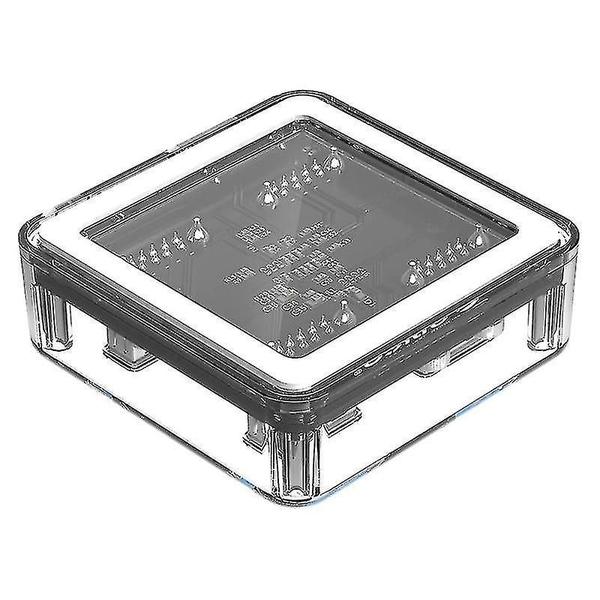 Imagem de Conjuntos de acessórios de computador orico mh4u-100 usb 3.0 hub de desktop transparente com cabo micro usb de 100 cm