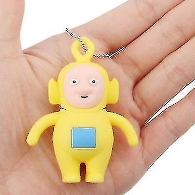 Imagem de Conjuntos de acessórios de computador teletubbies forma cartoon silicone usb flash disk amarelo 2gb