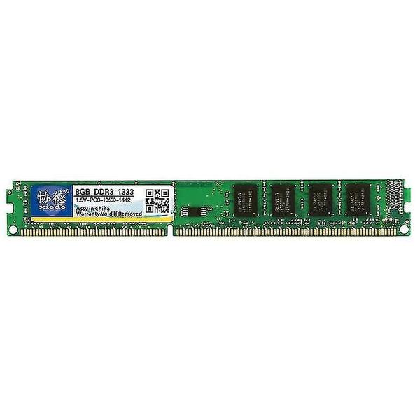 Imagem de Conjuntos de acessórios de computador xiede x032 ddr3 1333mhz 8gb 1.5v módulo de memória ram de compatibilidade total geral para pc desktop