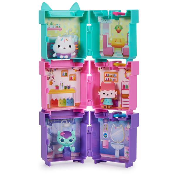 Imagem de Conjuntos de brinquedos Gabby's Dollhouse com bonecos de bolo, caixa de bebê e bonecos MerCat