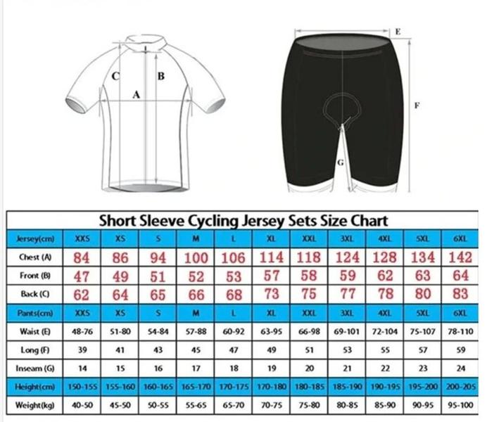 Imagem de Conjuntos para ciclismo e esportes ao ar livre unisex - CoolMax