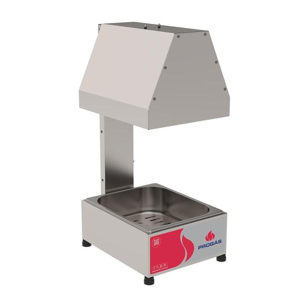 Imagem de Conservador de Frituras E Alimentos Profissional Inox Elétrico 1 Cuba GN Prcf-10 220v - Progás