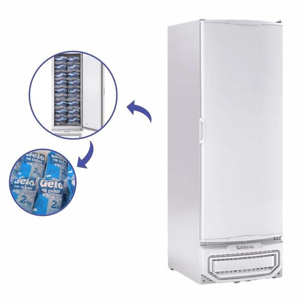 Imagem de Conservador refrigerador 575 Litros Porta Cega C/4 Grade Gelopar 127v