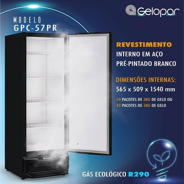 Imagem de Conservador/Refrigerador Vertical 1 Porta 577L Gelopar 220V