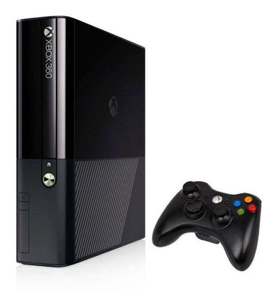 Imagem de Console 360 E 500gb 2 Controles + Kinect e 3 Jogos Standard Cor Preto