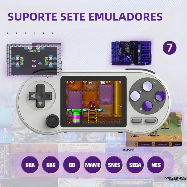 Imagem de Console De Jogos Portátil IPS De 3 Polegadas SF2000 Retro Video Player 6000 Jogos Saída AV Presente