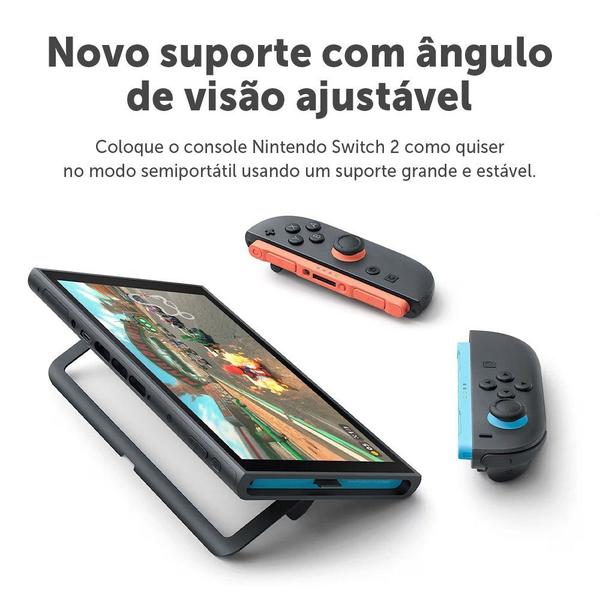 Console Nintendo Switch 2, 256GB, Preto, Azul e Vermelho - Outros