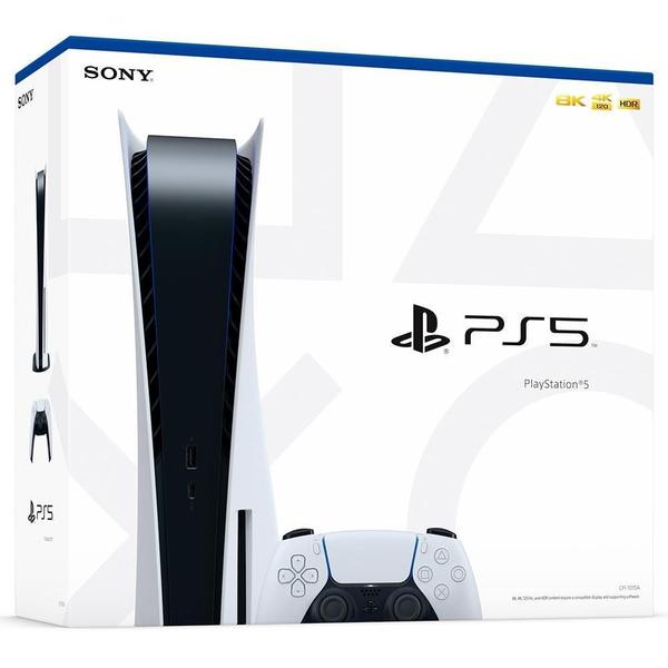 Imagem de Console Playstation 5 Sony, SSD 825GB, Controle sem fio DualSense, Com Mídia Física, Branco - 1214A