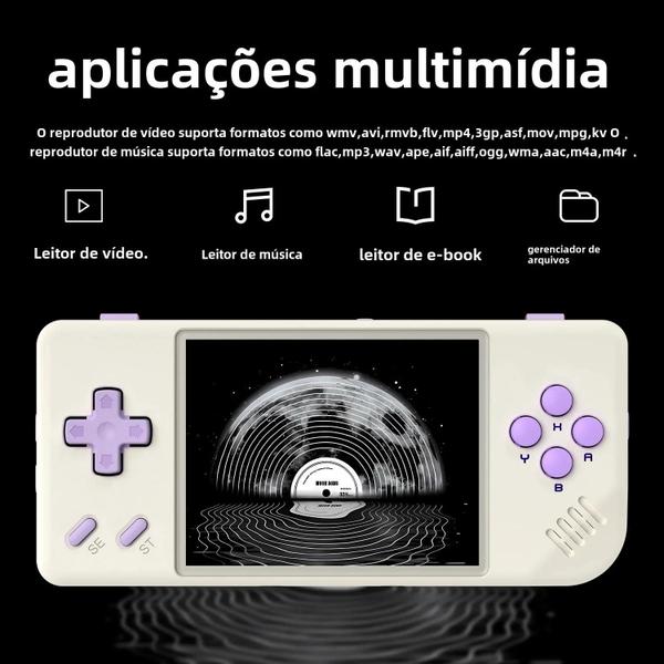 Imagem de Console Portátil Anbernic RG28XX - 64GB, Tela IPS de 2,83", 3100mAh e Saída HDMI