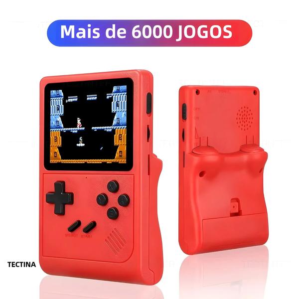 Imagem de Console Portátil de Jogos GB300 - Tela de 3" com 6000 Jogos e Saída AV