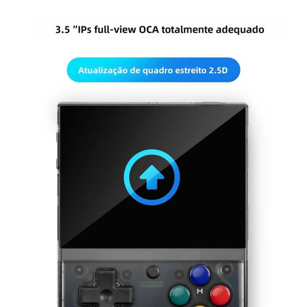 Imagem de Console Portátil Retrô Miyoo Mini Plus - Tela IPS, Sistema Linux e Jogos Clássicos