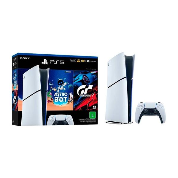 Console Sony PlayStation 5, Edição Digital, SSD 825GB, Controle Sem Fio DualSense + 2 Jogo... Console Sony PlayStation 5, Edição Digital, SSD 825GB, Controle Sem Fio DualSense + 2 Jogo...