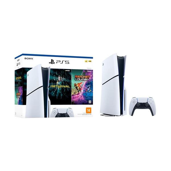 Imagem de Console Sony Playstation 5 Slim 1TB Edição Digital HDMI USB C/ 2 Jogos - CFI-2014B01X