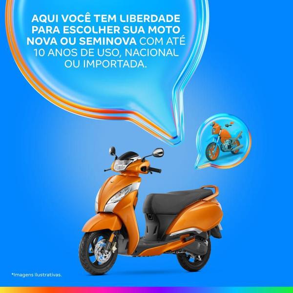 Imagem de Consórcio de Moto - 15 Mil - 80 Meses - OFERTA BLACK