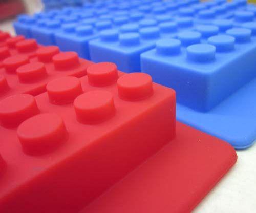 Construindo bandeja de gelo de tijolo ou molde doce para amantes de Lego! (Vermelho) - i Kito Imagem de Construindo bandeja de gelo de tijolo ou molde doce para amantes de Lego! (Vermelho)