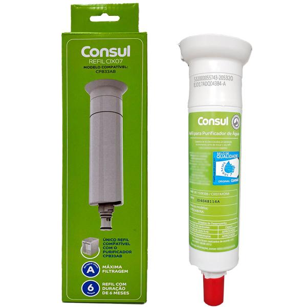 Imagem de Consul Original Filtro CIX07 Branco Para Purificador CPB33AB