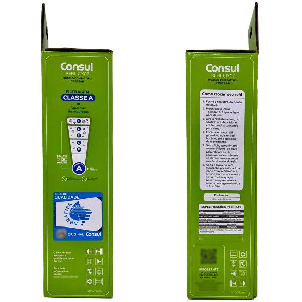 Imagem de Consul Original Filtro CIX07 Branco Para Purificador CPB33AB