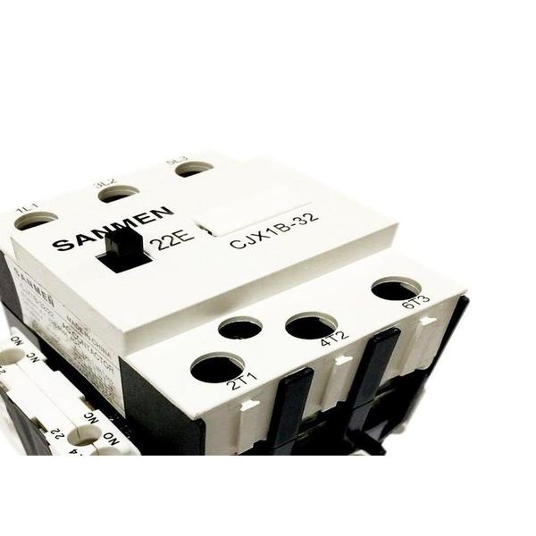 Contactor Sanmen 32A Cjx1B-32/22 3Tf44/22 220V 2041 Imagem de Contactor Sanmen 32A Cjx1B-32/22 3Tf44/22 220V 2041