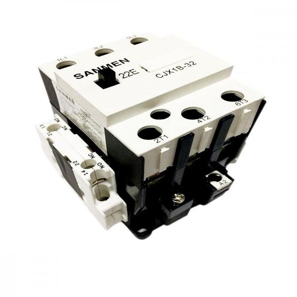 Contactor Sanmen 32A Cjx1B-32/22 3Tf44/22 220V 2041 Imagem de Contactor Sanmen 32A Cjx1B-32/22 3Tf44/22 220V 2041