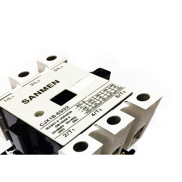 Imagem de Contactor Sanmen  63A Cjx1B-63/22 3Tf47/22 220V   65