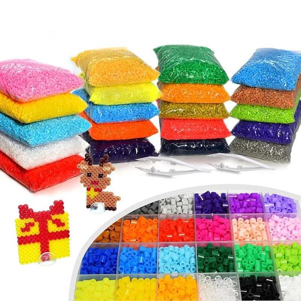 Contas de Fusível de 5mm para Crianças - Brinquedo DIY Educacional - Quebra-Cabeça de Pixels Imagem de Contas de Fusível de 5mm para Crianças - Brinquedo DIY Educacional - Quebra-Cabeça de Pixels