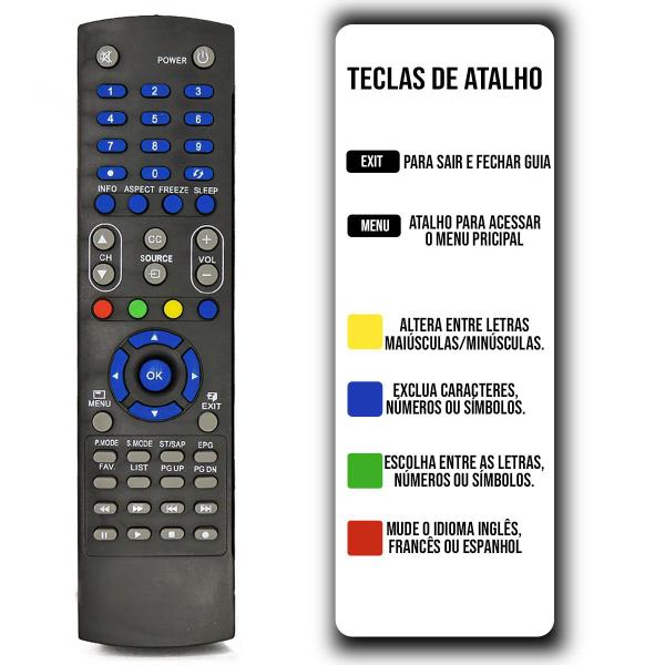 Imagem de Contole remoto para  tvlcd cce