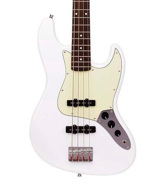 Imagem de Contra Baixo 4 Cordas Sx SJB62 Jazz Bass VWH White Com Bag