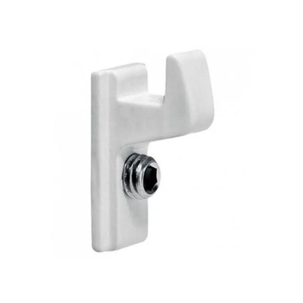 Imagem de Contra fecho con-370 zamak branco janela e porta kit 4 pcs