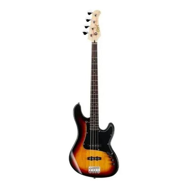 Imagem de Contrabaixo Cort Gb 34 Jj 3ts Ativo 4 Cordas Sunburst