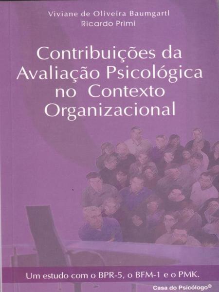 Imagem de Contribuições da avaliação psicológica no contexto organizacional