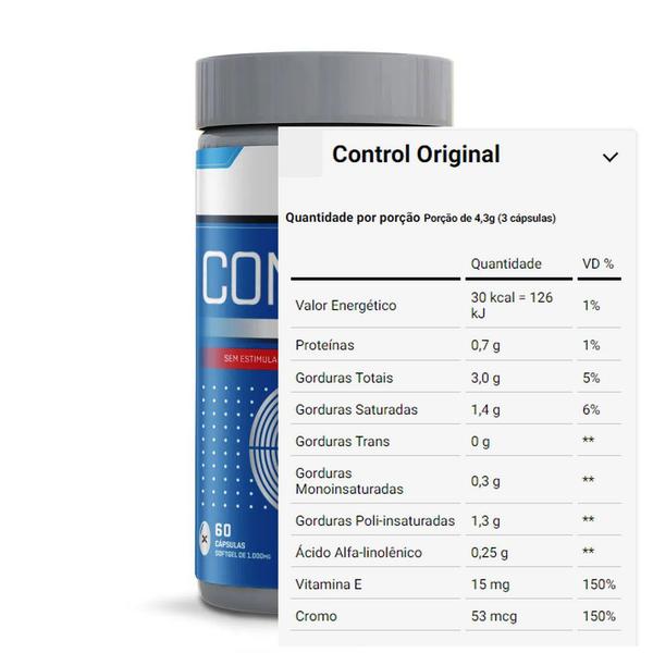 Imagem de Control Original 60 Caps - DUX Nutrition