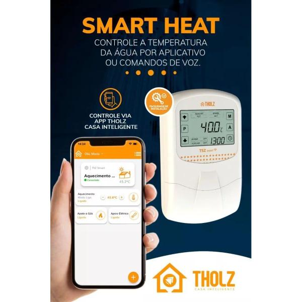 Imagem de Control. Temp. Aquecimento Solar C/ Apoio Smart Heat Tholz