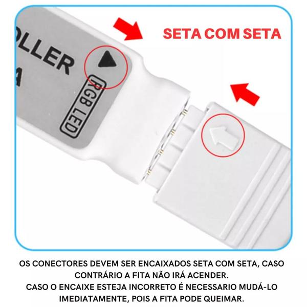 Imagem de Controlador De Fita Led Inteligente Wifi Adaptador Alexa