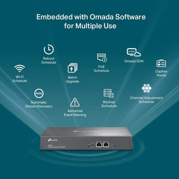 Imagem de Controlador de hardware TP-Link Omada SDN Integrated OC300