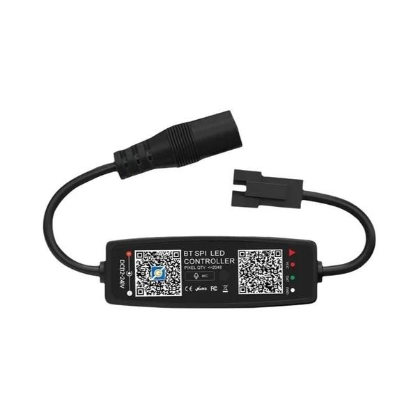 Imagem de Controlador de Luz de Tira LED Bluetooth WS2812B/SK6812/WS2811 - Controle via App