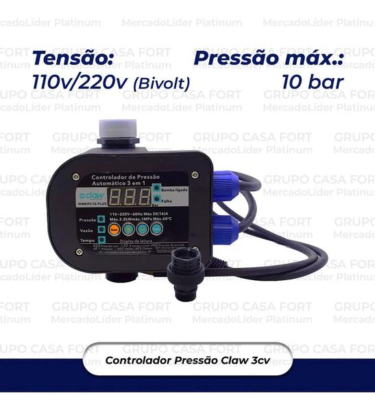 Imagem de Controlador De Pressão Automátic Wmepc12-digital Claw Bivolt