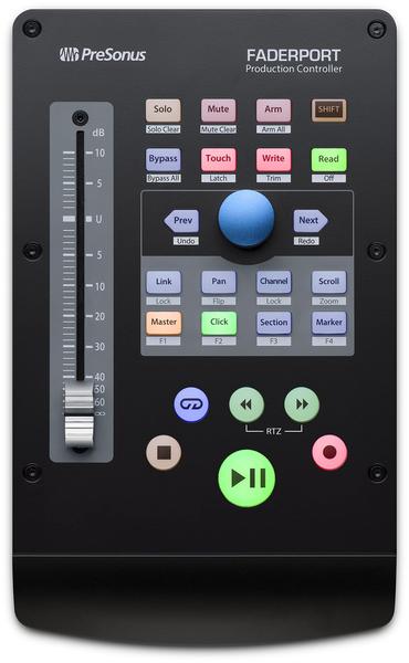 Imagem de Controlador de produção USB PreSonus Faderport com Studio One Artist e software de gravação DAW Ableton Live Lite