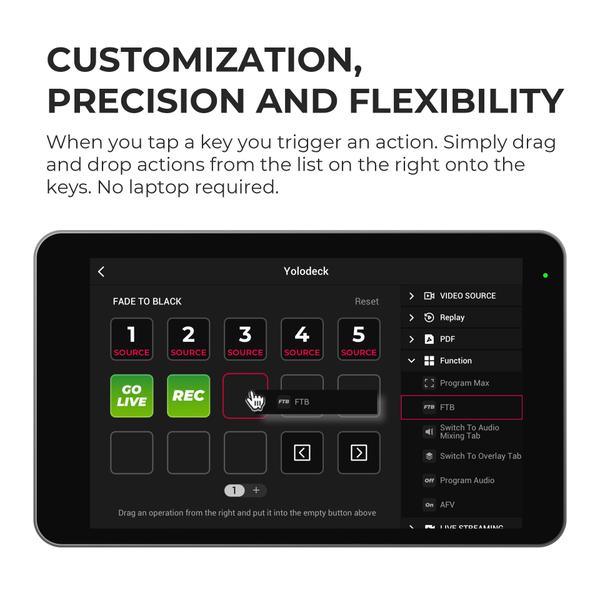 Imagem de Controlador de streaming YOLOLIV YOLODeck para YoloBox Ultra/Pro