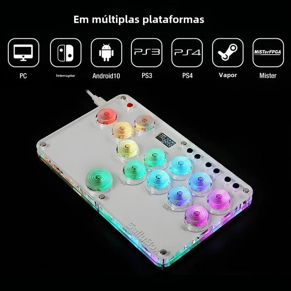 Imagem de Controlador de Teclado Hitbox WASD para PS4, Switch e PC - Compatível com XInput