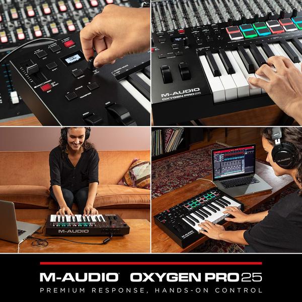 Imagem de Controlador de teclado MIDI M-Audio Oxygen Pro 25 25 teclas USB