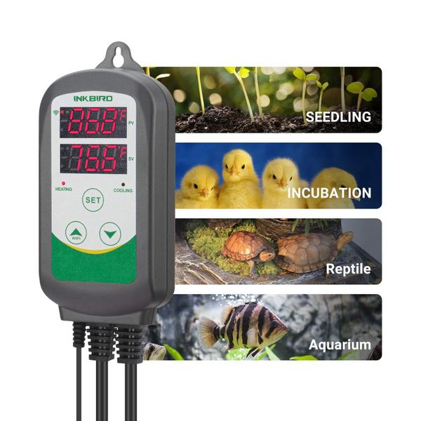 Imagem de Controlador de temperatura Inkbird WiFi ITC-308 Aquarium