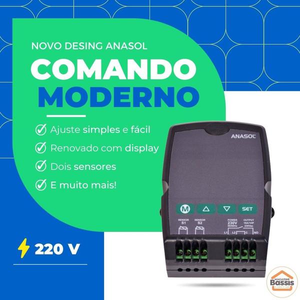 Controlador de Temperatura Termostato Digital Anasol 220V Imagem de Controlador de Temperatura Termostato Digital Anasol 220V