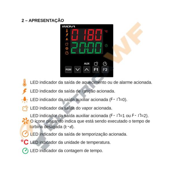 Imagem de Controlador de tempo e temperatura digital INV-20011/J - Inova ( NOVO MODELO YB1-11-J-H)