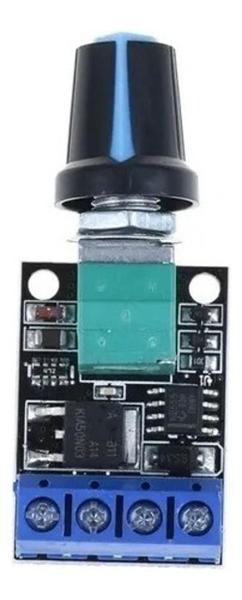 Imagem de Controlador De Velocidade Para Motor Dc Pwm 5V 12V 10A