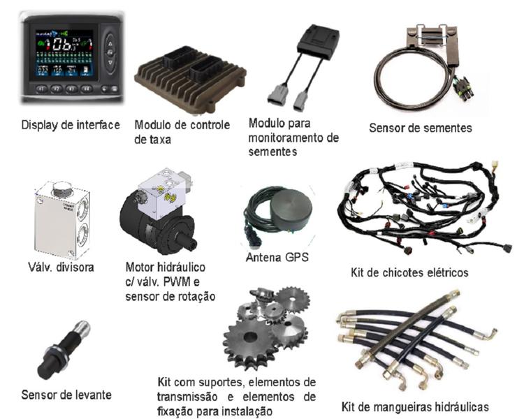 Imagem de Controlador eletrônico para plantadeira : 02 seção até 20 linhas