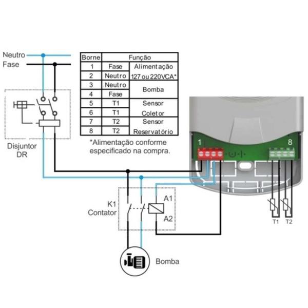 Imagem de Controlador Eletrônico Por Temperatura Mmz 220V - Tholz